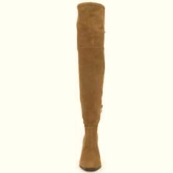 Vince Camuto Tapley Vintage Brown Over the Knee Round Toe Boots Sz5.5M NWOB - Picture 8 of 11